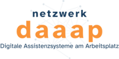 Logo: Netzwerk daaap - digitale Assistenzsysteme am Arbeitsplatz